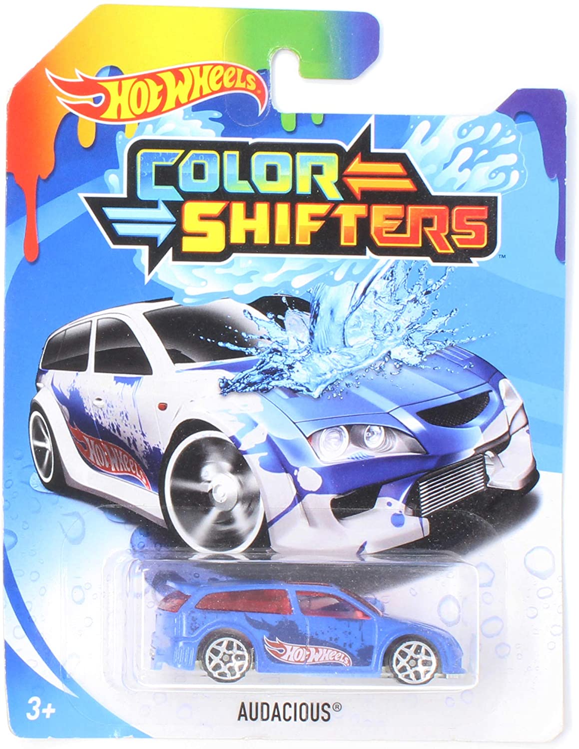 Hot Wheels Color Shifters Audacious (Blue/White)