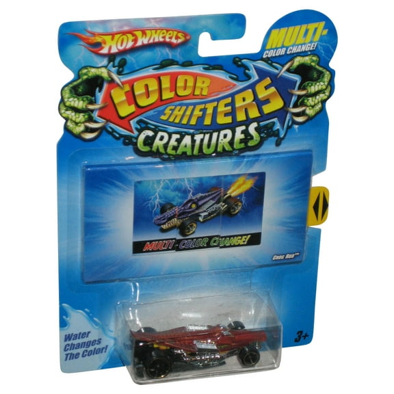 Hot Wheels Color Shifters Creatures (2009) Croc Rod Water Changes Toy Car