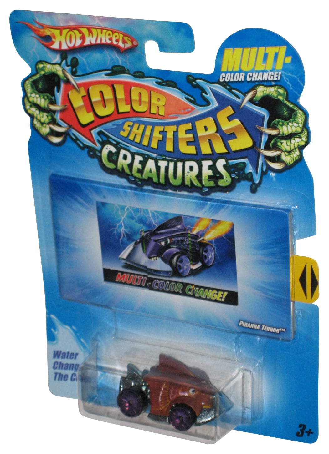 Hot Wheels Color Shifters Creatures (2009) Piranha Terror Water