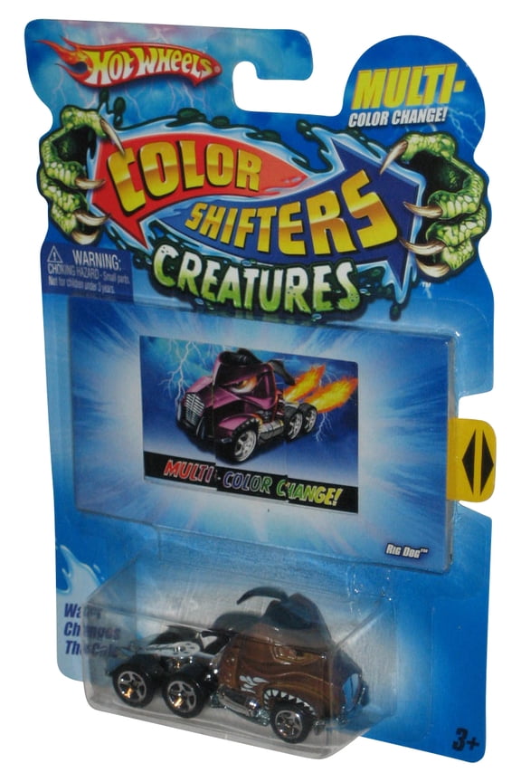 Hot Wheels Color Shifters Creatures (2009) Rig Dog Water Changes Toy Car