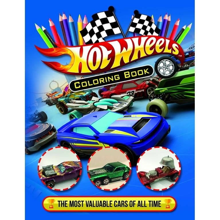 Hot Wheels Coloring Book Hot Coloring Book With Most Valuable