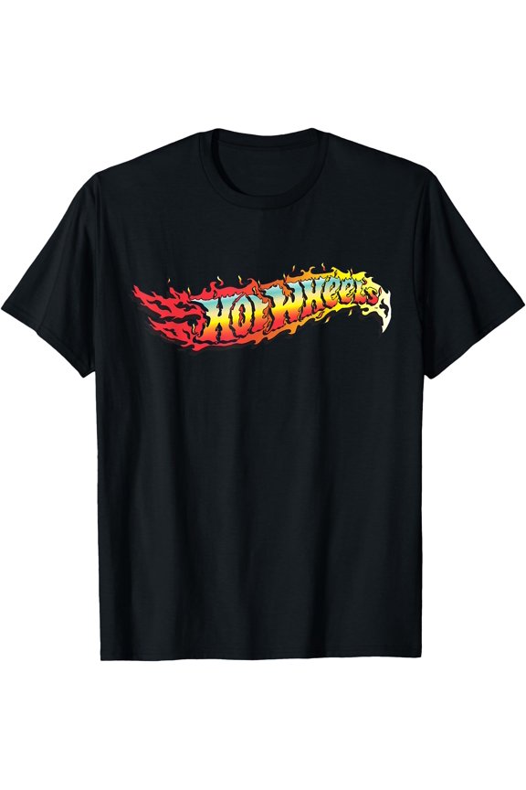 Hot Wheels - Comic Book Fire Logo T-Shirt