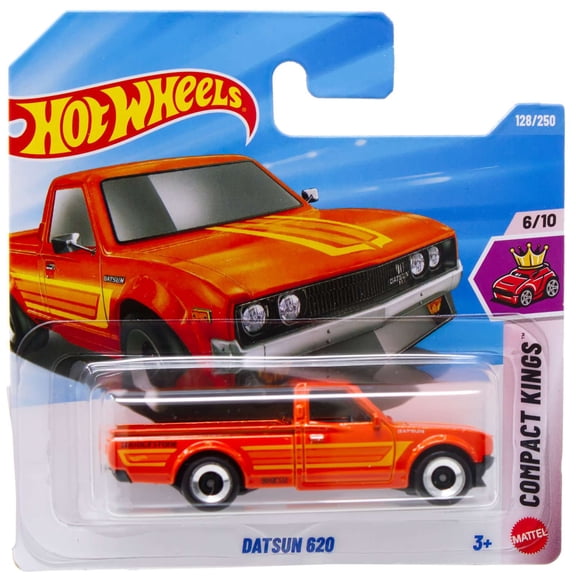 Hot Wheels Compact Kings Datsun 620 Diecast Car [Short Card]