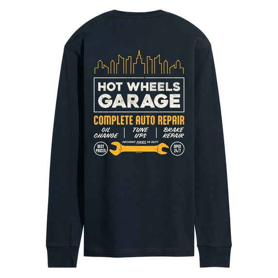 Hot Wheels - Complete Auto Repair Garage - Men's Long Sleeve Graphic T-Shirt