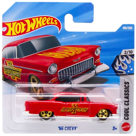 Hot Wheels Cool Classics '55 Chevy Diecast Car