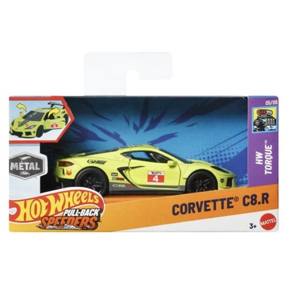 Hot Wheels Corvette C9.R Pullback HW Torque 1:43 Scale 2025
