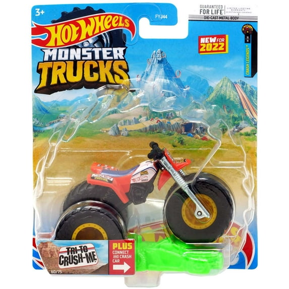 Hot Wheels Crash Legends Tri To Crush-me Diecast Car