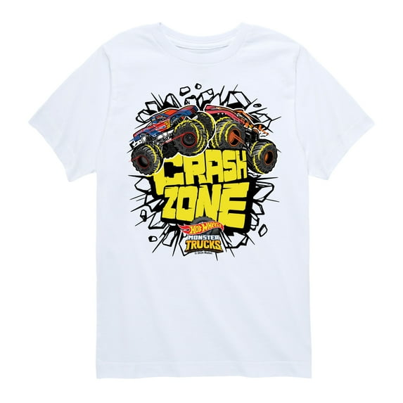 Hot Wheels - Crash Zone - Kids Toddler And Youth Short Sleeve Tee