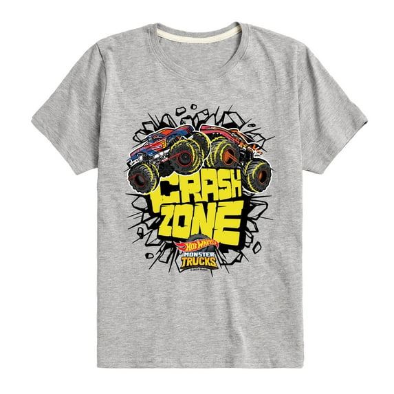 Hot Wheels - Crash Zone - Kids Toddler And Youth Short Sleeve Tee