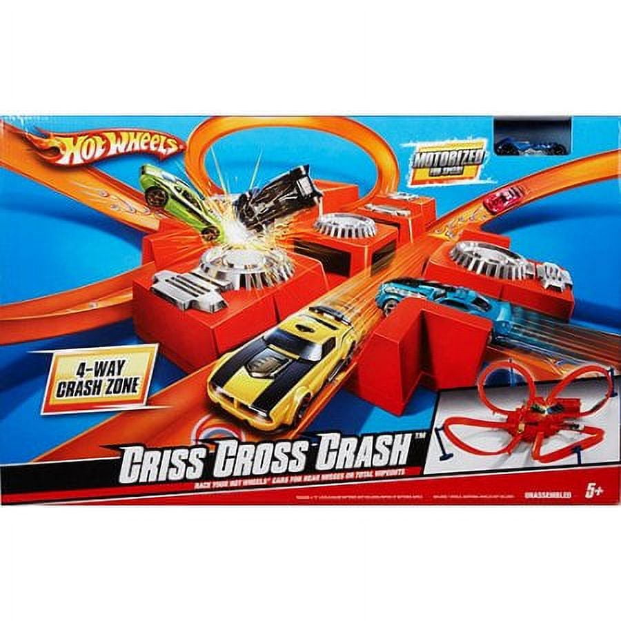 Hot Wheels Criss Cross Crash Track Set by Mattel