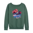 thumbnail image 1 of Hot Wheels - Criss Cross Heart - Ladies French Terry Long Sleeve Shirt, 1 of 5