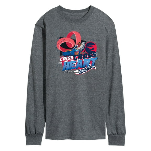 Hot Wheels - Criss Cross Heart - Men's Long Sleeve T-Shirt