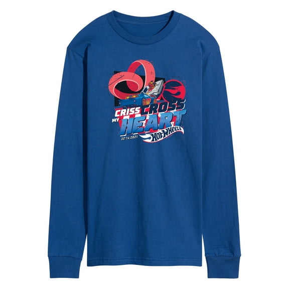 Hot Wheels - Criss Cross Heart - Men's Long Sleeve T-Shirt