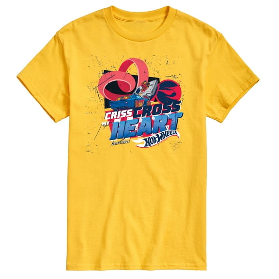 Hot Wheels - Criss Cross Heart - Men's Short Sleeve Graphic T-Shirt