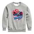 thumbnail image 1 of Hot Wheels - Criss Cross Heart - Toddler And Youth Crewneck Fleece Sweatshirt, 1 of 5