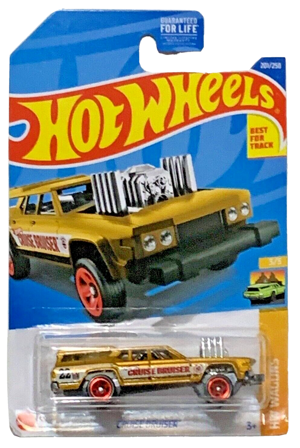 Hot Wheels Cruise Bruiser HW WAGONS 3/5 Gold 201/250, scale 1:64