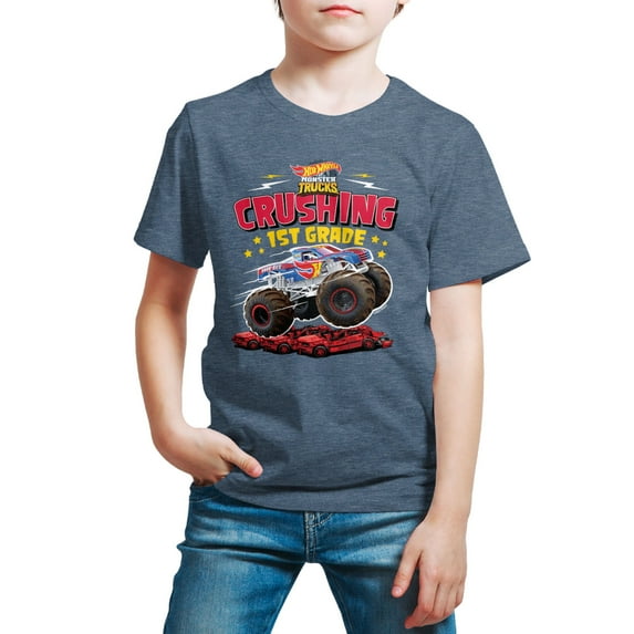 Hot Wheels - Crushing 1st Grade - Youth Short Sleeve Graphic T-Shirt