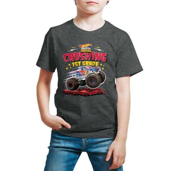Hot Wheels - Crushing 1st Grade - Youth Short Sleeve Graphic T-Shirt