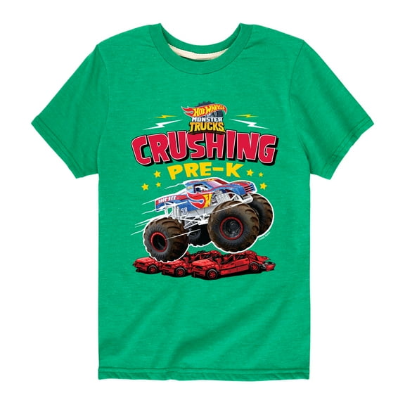 Hot Wheels - Crushing Pre K - Youth Short Sleeve Graphic T-Shirt