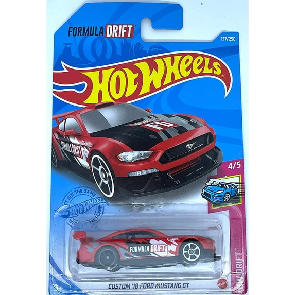 Hot Wheels Custom '18 Ford Mustang GT (Red) 2021 HW Drift