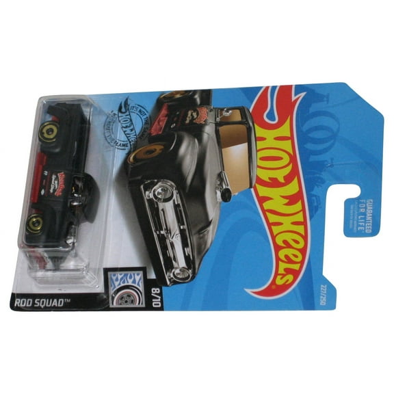 Hot Wheels Custom '56 Ford (2017) Rod Squad 8/10 Black Truck Toy 227/250 - (Cracked Plastic)