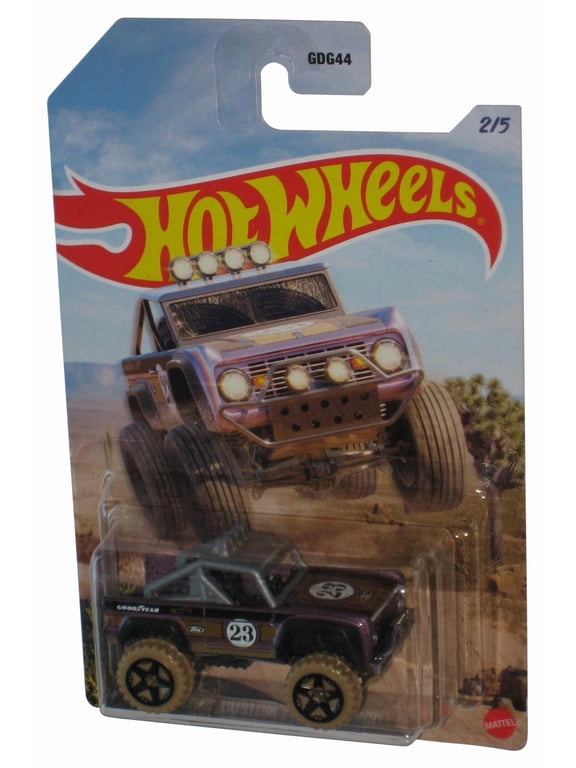 Hot Wheels Custom Ford Bronco (2021) Mattel Purple Toy Car 2/5