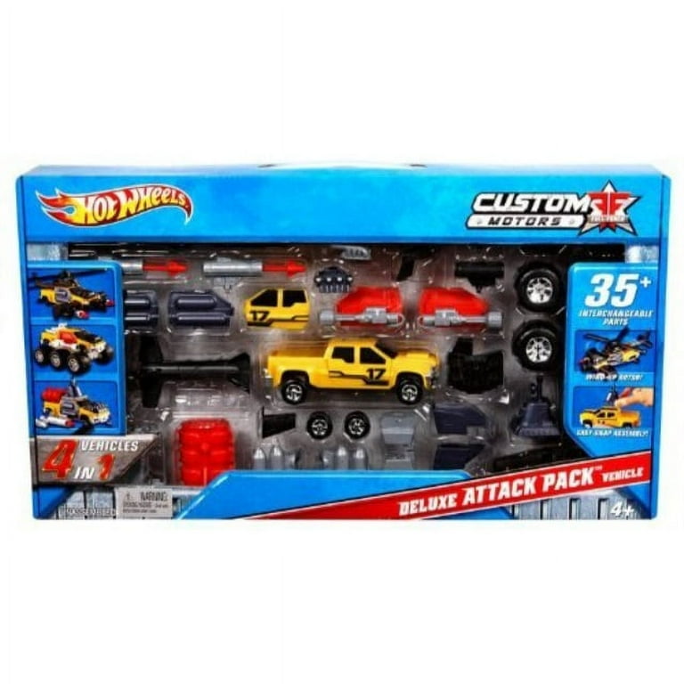 Hot Wheels Custom Motors Full Force Deluxe Attack Pack Hot Wheels Custom Motors Full Force Deluxe Attack Pack