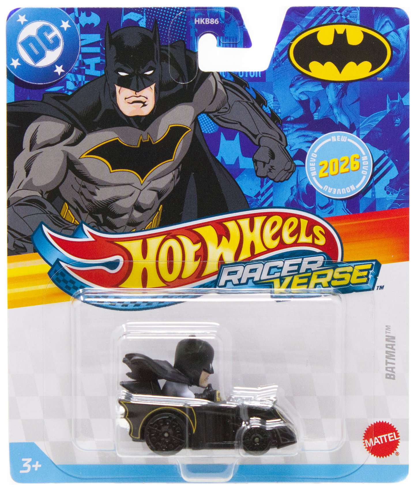Hot Wheels DC Batman Die Cast Car [2026] - Walmart.com