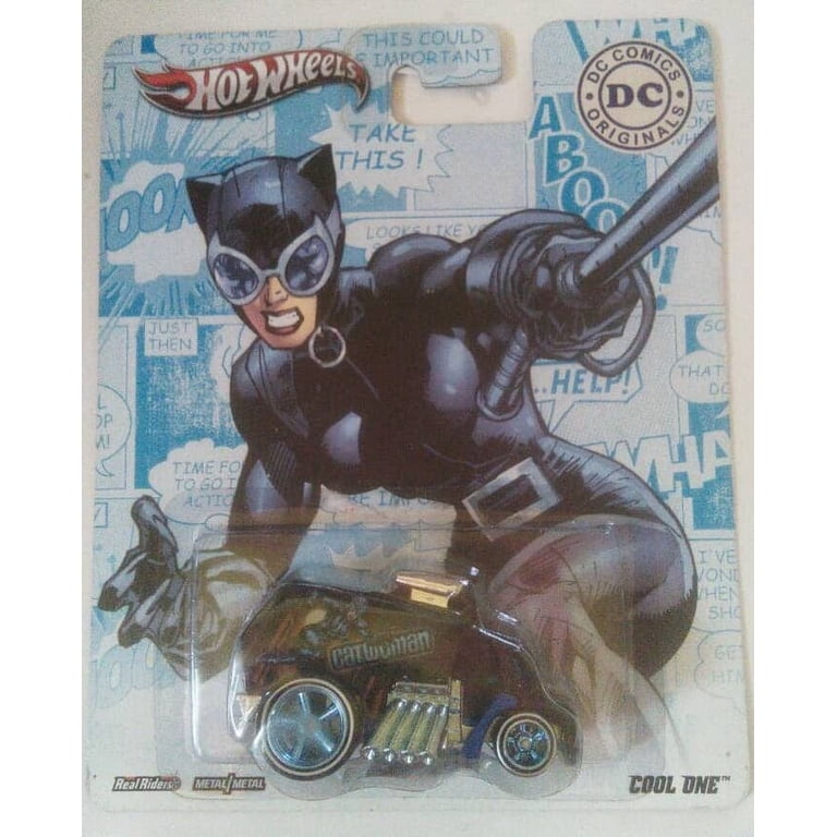 Hot Wheels DC Catwoman Cool One Comics Originals Real Riders