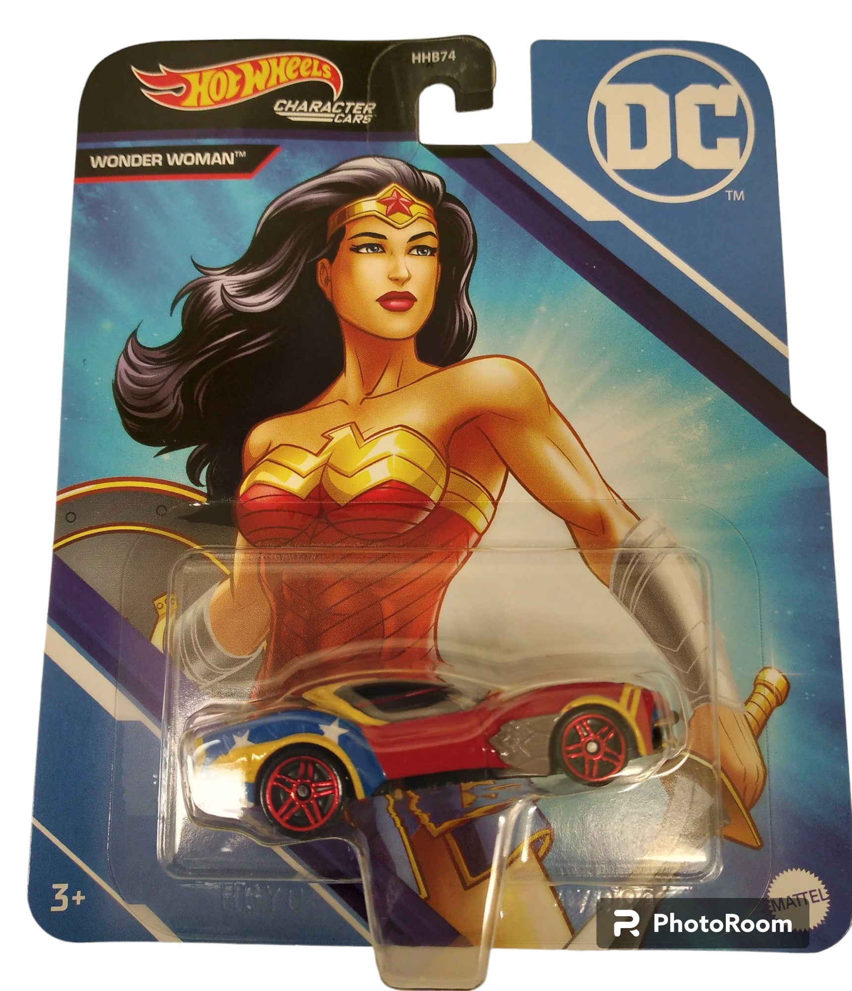 Hot Wheels DC Character Car - Wonder Woman