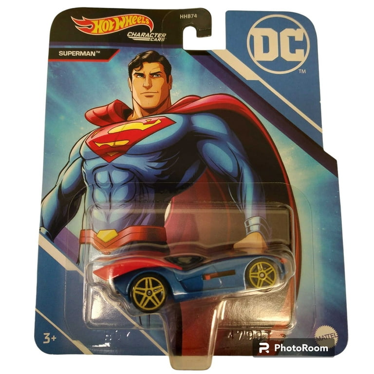 UPD Hot Wheels DC Super Hero Character Car, 1:64 Scale, Authentic