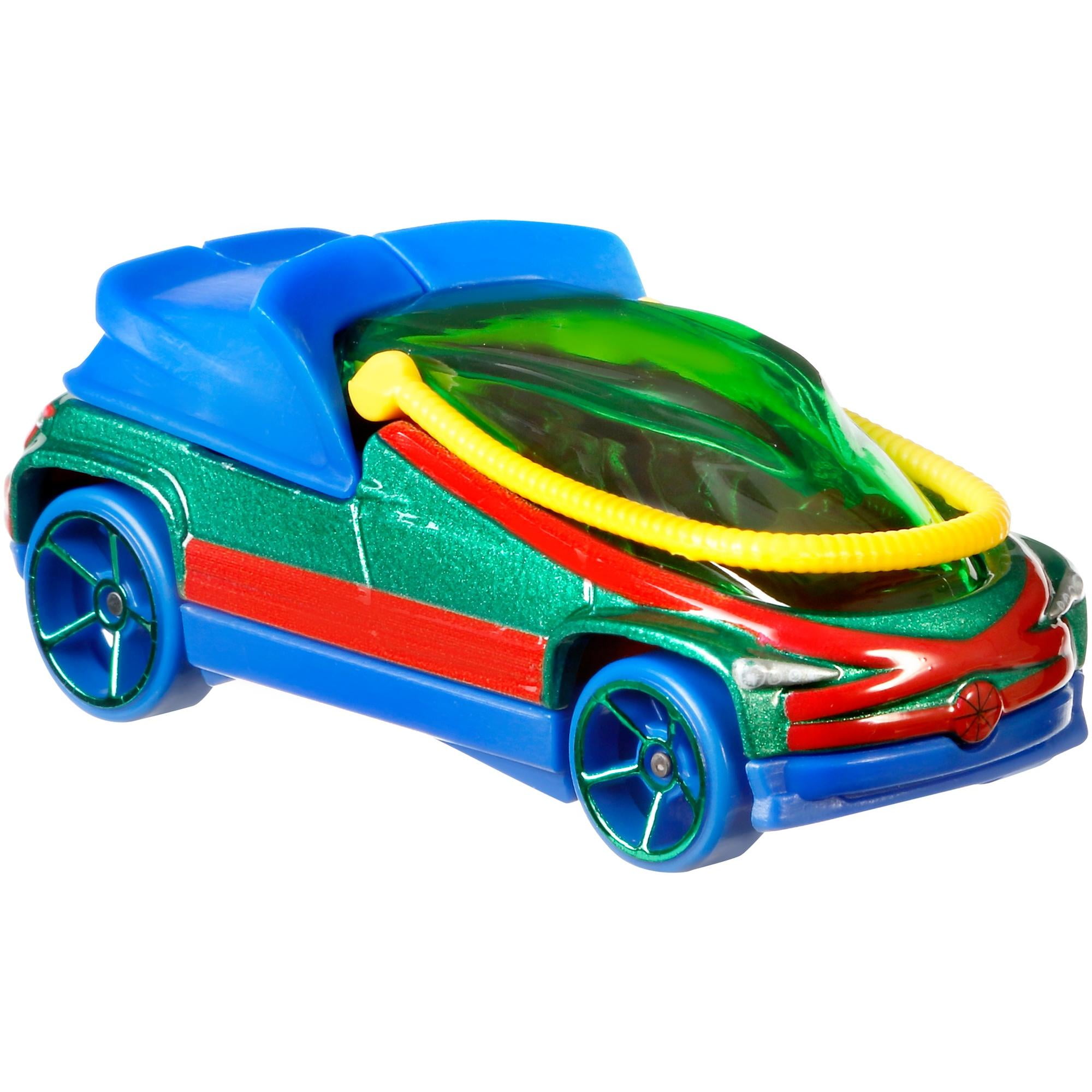 Hot Wheels 1/64 - DC Characters Cars : Martian Manhunter - Vert - Boîte Non Ouverte