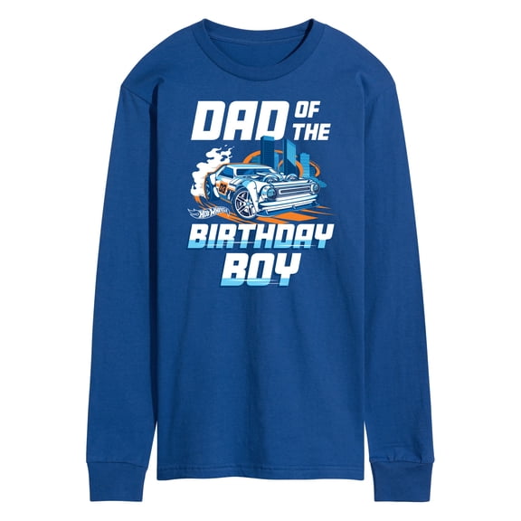 Hot Wheels - Dad Of Birthday Boy - Men's Long Sleeve T-Shirt