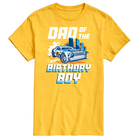 Hot Wheels - Dad Of Birthday Boy - Men's Short Sleeve Graphic T-Shirt