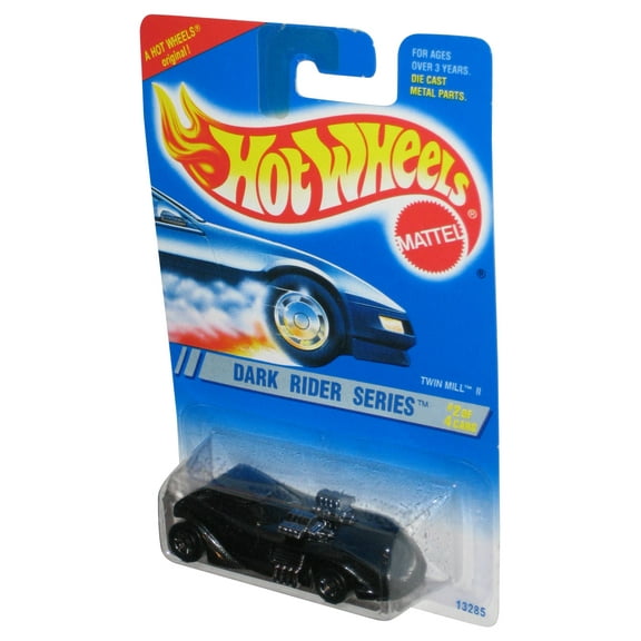 Hot Wheels Dark Rider Series 2/4 (1994) Black Twin Mill II Car #298