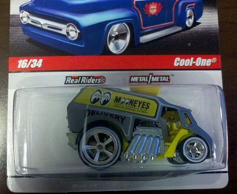 Hot Wheels Delivery: Slick Rides GREY Cool-One 'Mooneyes' 16