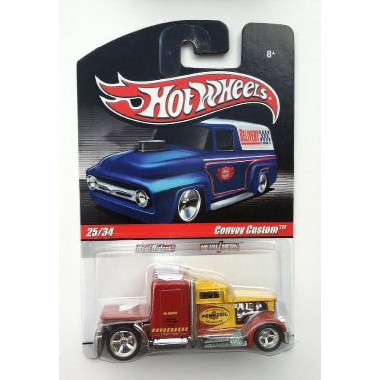 Hot Wheels Delivery: Slick Rides RED Pennzoil Convoy Custom 25/34