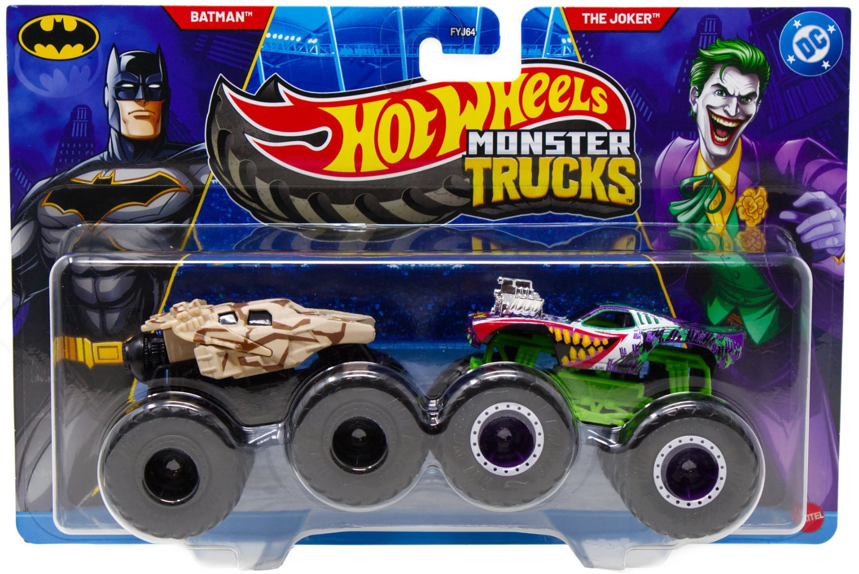 Hot Wheels Demolition Doubles Batman & The Joker Diecast Car 2