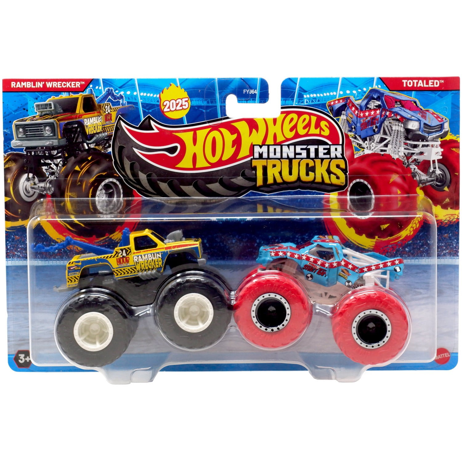 Hot Wheels Demolition Doubles Ramblin' Wrecker vs Totaled
