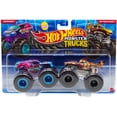 thumbnail image 1 of Hot Wheels Demolition Doubles Squidnado & HW Tiger Shark Diecast Car 2-Pack, 1 of 1