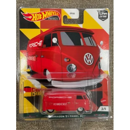 Hot Wheels Deutschland Designs Volkswagen T1 Panel bus,Free Shipping & Protector