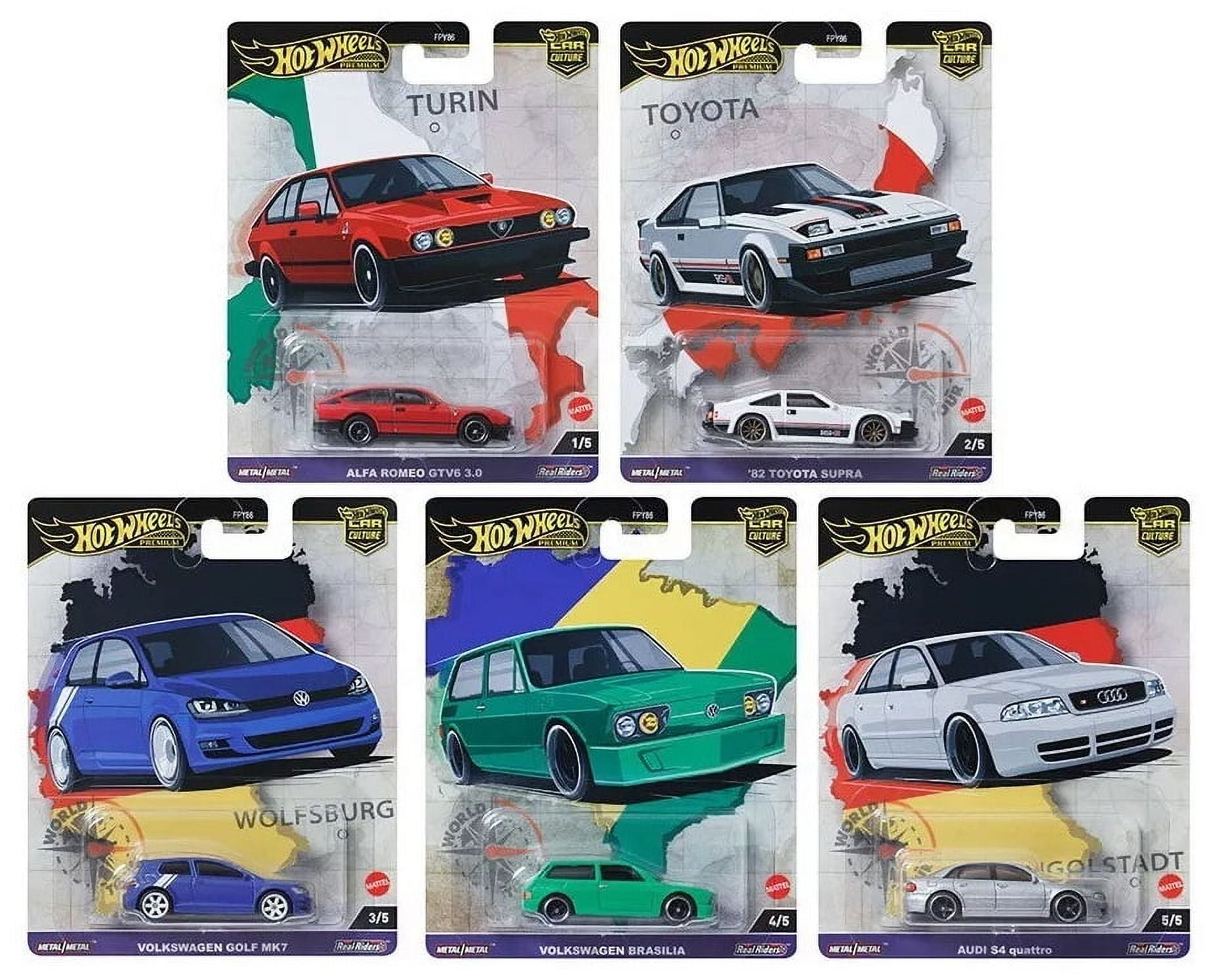 Hot Wheels Diecast Model Cars, 5 Pieces