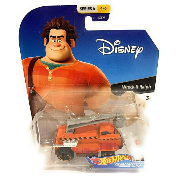 Hot Wheels Disnery Pixar Character Cars Series 6 1 64 Scale Wreck It Ralph Vehicle 4 6 Walmart Business Supplies