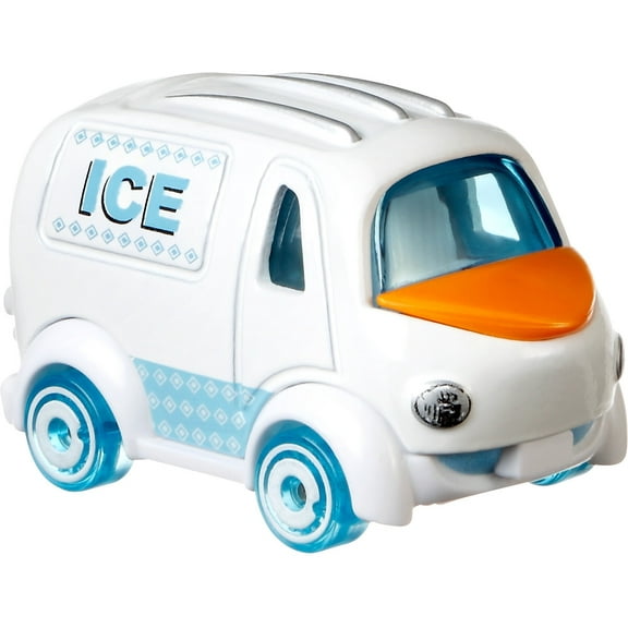 Hot Wheels Disney 100 Olaf Character Car, 1:64 Scale Collectible Toy Car, Disney Frozen