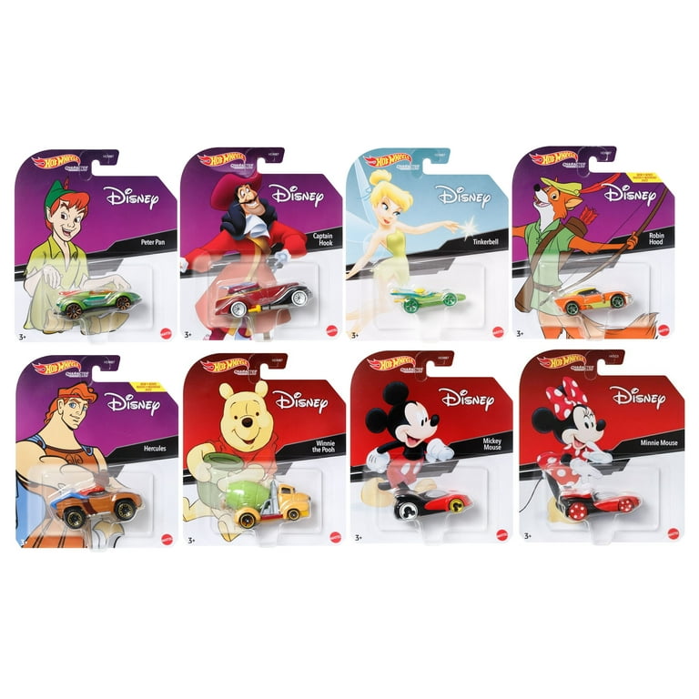 新品未開封　Hot Wheels シンバ ディズニー Hot Wheels Disney Character Cars 2022 Complete Set 8 Diecast