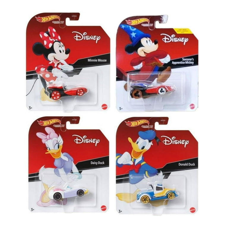 Hot Wheels Disney Character Cars Collection, Set of 4, Minnie