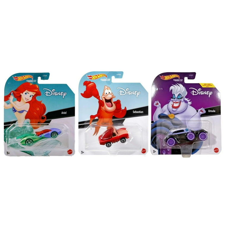 Hot Wheels Disney Character Cars Collection, The Little Mermaid