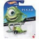 Hot Wheels Disney Pixar Character Cars 1:64 Scale Monsters Inc. Mike Wazowski Vehicle