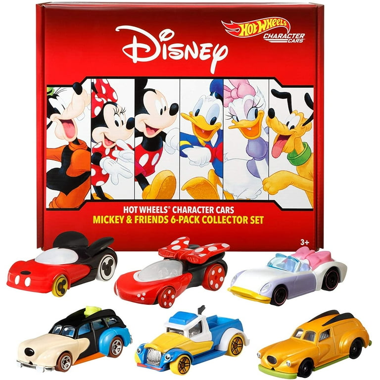 Hot Wheels Disney Set of 6 Character Cars - Walmart.com