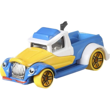 Hot Wheels Donald Duck Character Car, Collectible 1:64 Scale Disney Toy Collectible